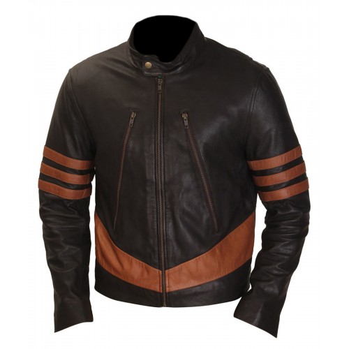 Motorbike Leather Jacket Gents